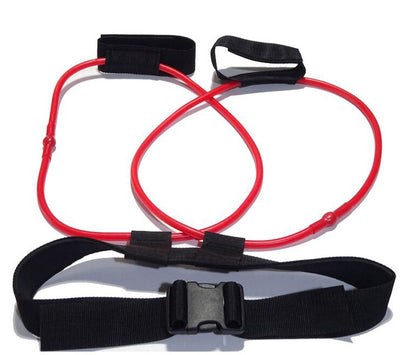 Adjustable Waist Belt Pedal Exerciser with Resistance Bands for Glutes Muscle Workout + Free Bag