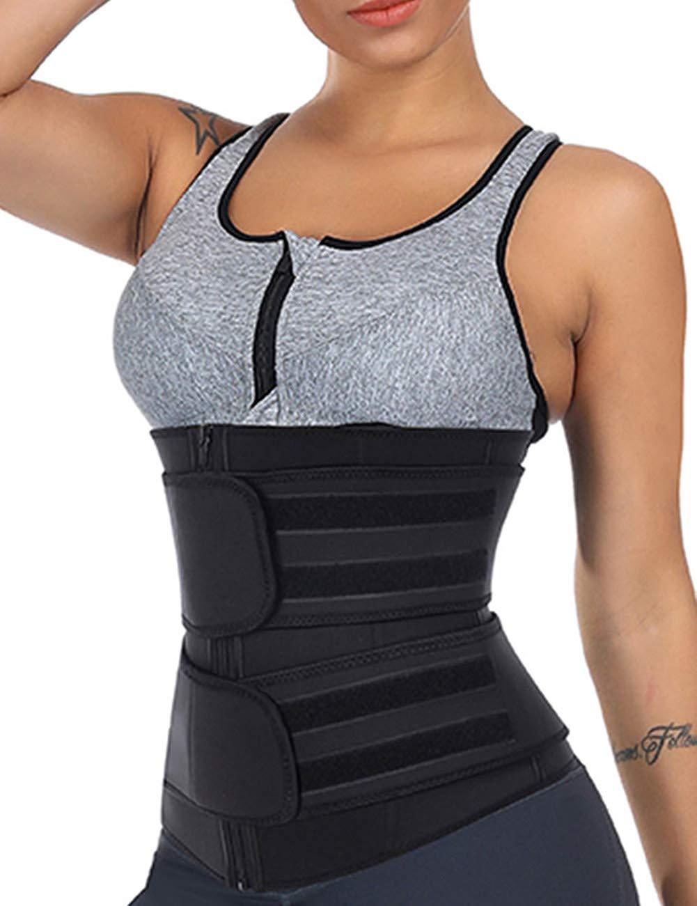 Double Waist Belt Waist Trainer Steel Bone Corset Waist Trainer Neoprene Corset