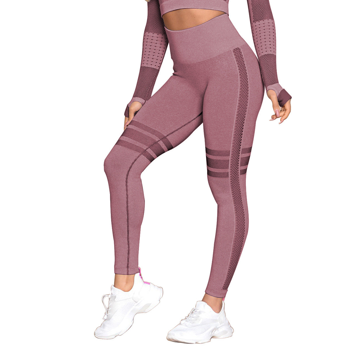 Yoga Crop Top Seamless Yoga sets