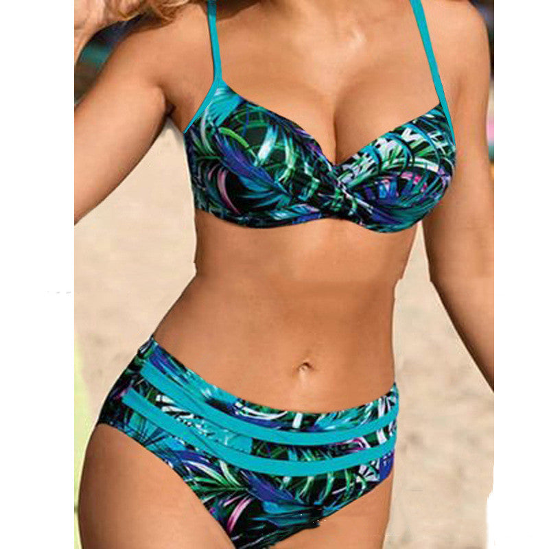 Fitness Slim Beauty™Stylish Two-piece High-waisted Bikini Woman