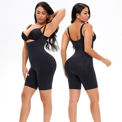 Fitness Slim Beauty™ Large Size Seamless Body Contouring Bodysuit With Waist And Abdomen