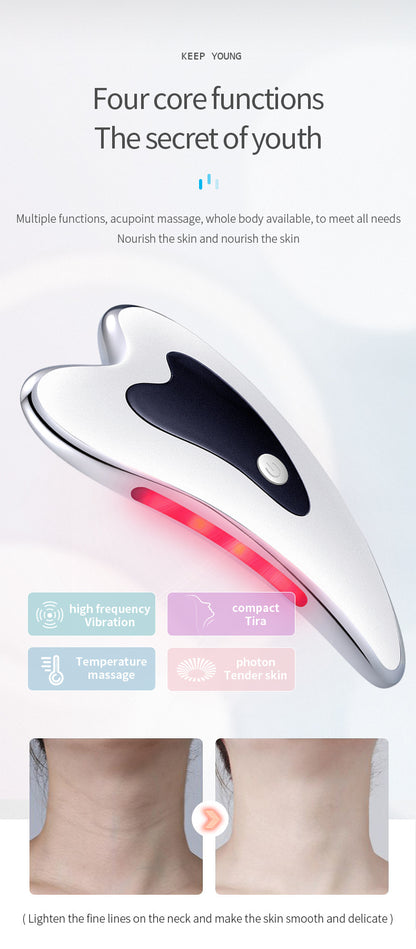 Fitness Slim Beauty™Little Dolphin Micro-current Gua Sha Removal Apparatus for Neck Wrinkles