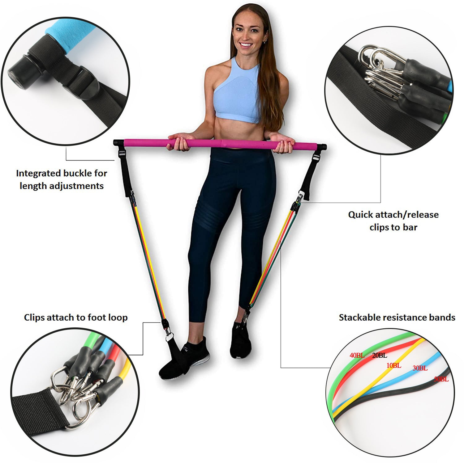 Portable Gym Accessories: Fitness Bands for Home Workout