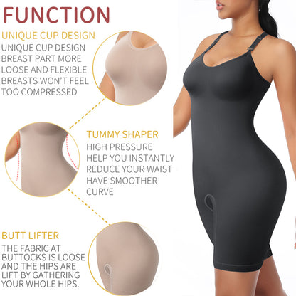 Fitness Slim Beauty™Bodysuit Shapewear Women Full Body Shaper Tummy Control Slim