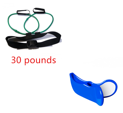 Adjustable Waist Belt Pedal Exerciser with Resistance Bands for Glutes Muscle Workout + Free Bag