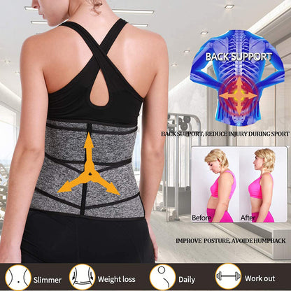 Fitness Slim Beauty™Tummy Sweat Shapewear Bodysuits Women Waist Trainer